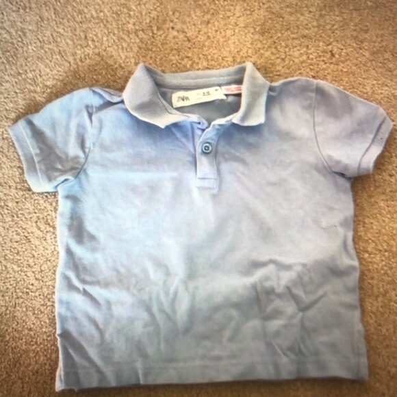 Kids blue polo shirt